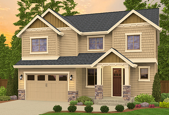 HomeDesigns 2 Story Columbia Two Story Designs